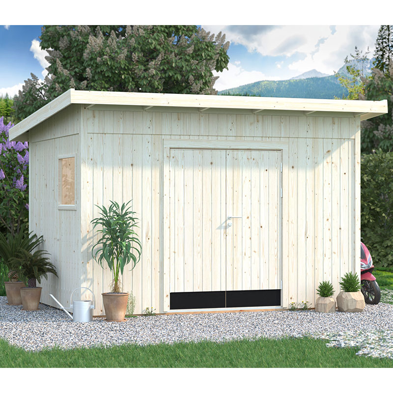 Product photograph of 13 X 10 Palmako Stig Heavy Duty Wooden Pent Shed 3 94m X 3 05m from Buy Sheds Direct