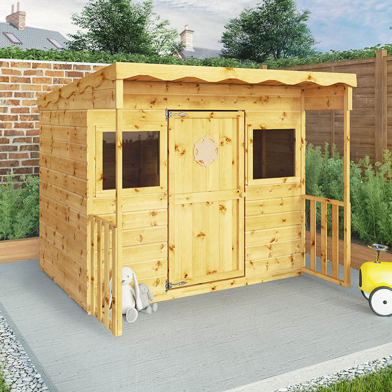 Product photograph of 5 9 X 3 10 Mercia Pent Kids Wooden Playhouse 1 76m X 1 17m from Buy Sheds Direct