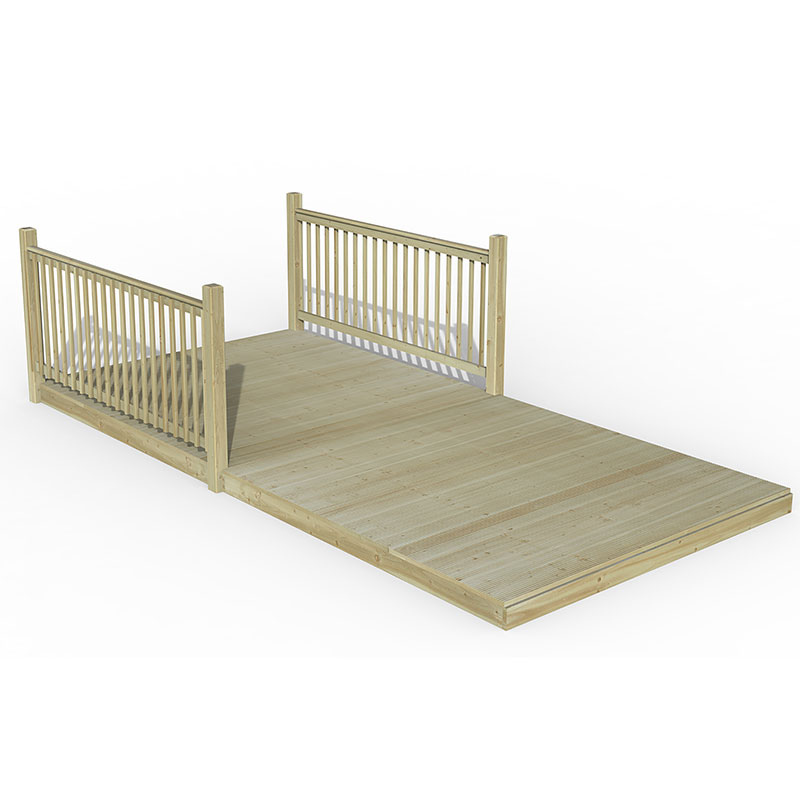 Product photograph of 8 X 16 Forest Patio Deck Kit No 3 2 4m X 4 8m from Buy Sheds Direct