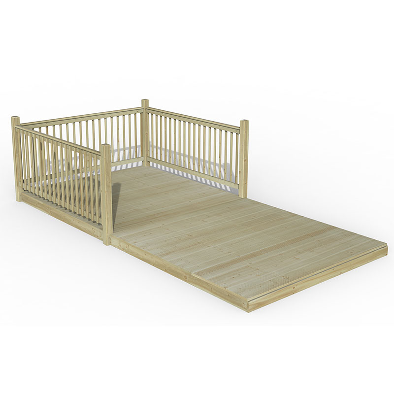 Product photograph of 8 X 16 Forest Patio Deck Kit No 4 2 4m X 4 8m from Buy Sheds Direct