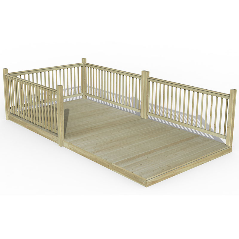 Product photograph of 8 X 16 Forest Patio Deck Kit No 6 2 4m X 4 8m from Buy Sheds Direct