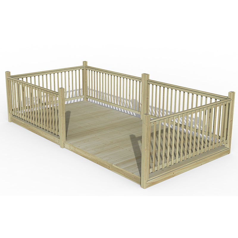 Product photograph of 8 X 16 Forest Patio Deck Kit No 7 2 4m X 4 8m from Buy Sheds Direct