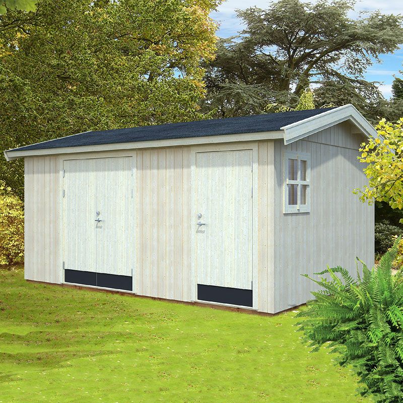 Product photograph of 15 X 11 Palmako Olaf Premium 88mm Multi-room Shed 4 5m X 3 3m from Buy Sheds Direct