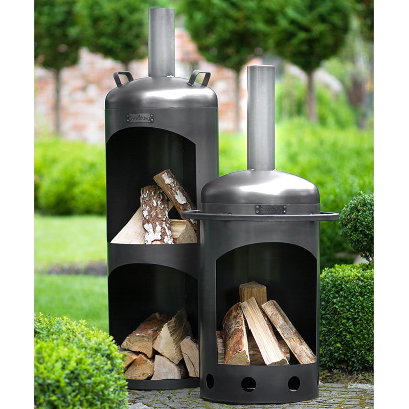 Product photograph of Cook King Faro Garden Stove Fire Pit from Buy Sheds Direct
