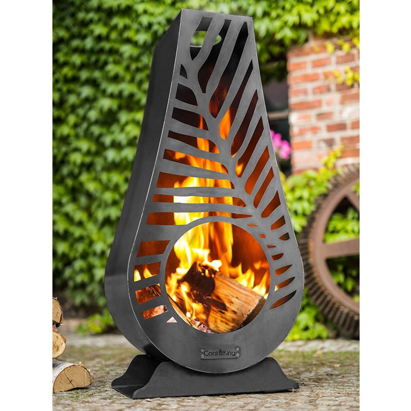 Product photograph of Cook King Lima Decorative Garden Stove Fire Pit from Buy Sheds Direct