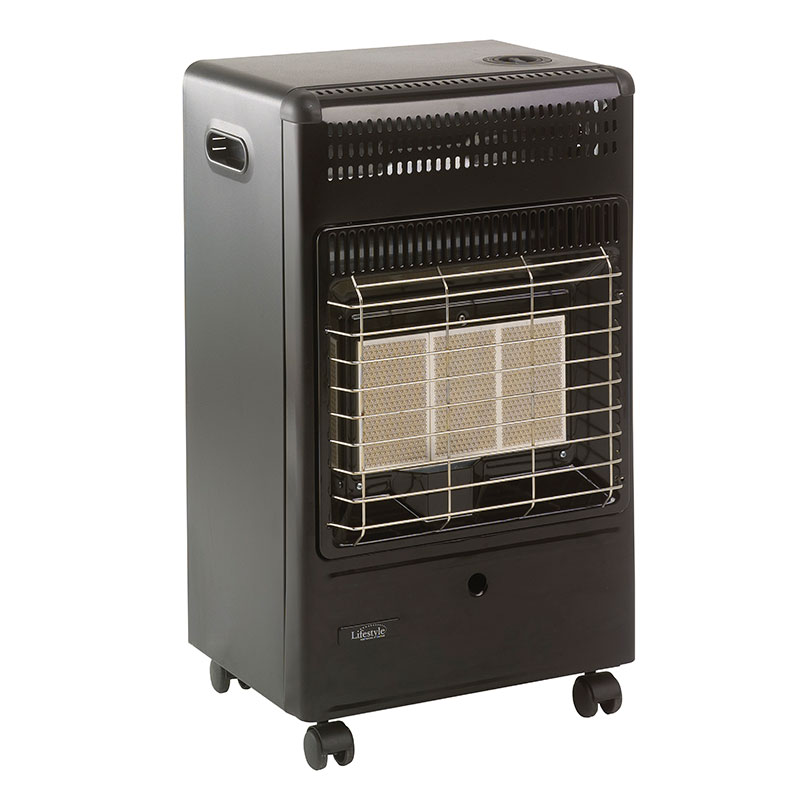 Product photograph of Lifestyle Radiant Portable Gas Cabinet Heater from Buy Sheds Direct
