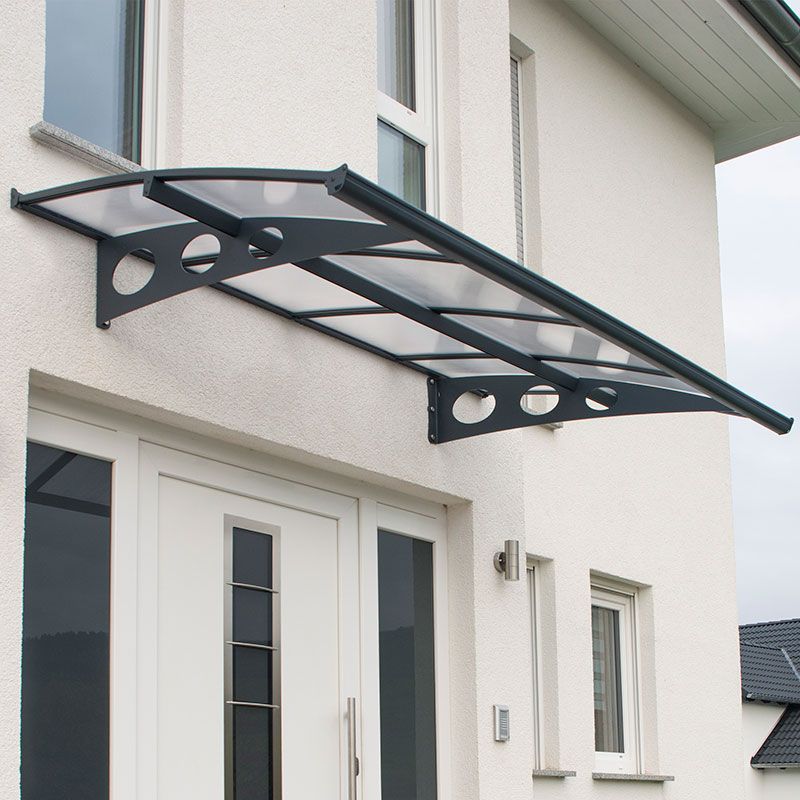Product photograph of Palram Canopia Herald 2230 Black Door Canopy from Buy Sheds Direct