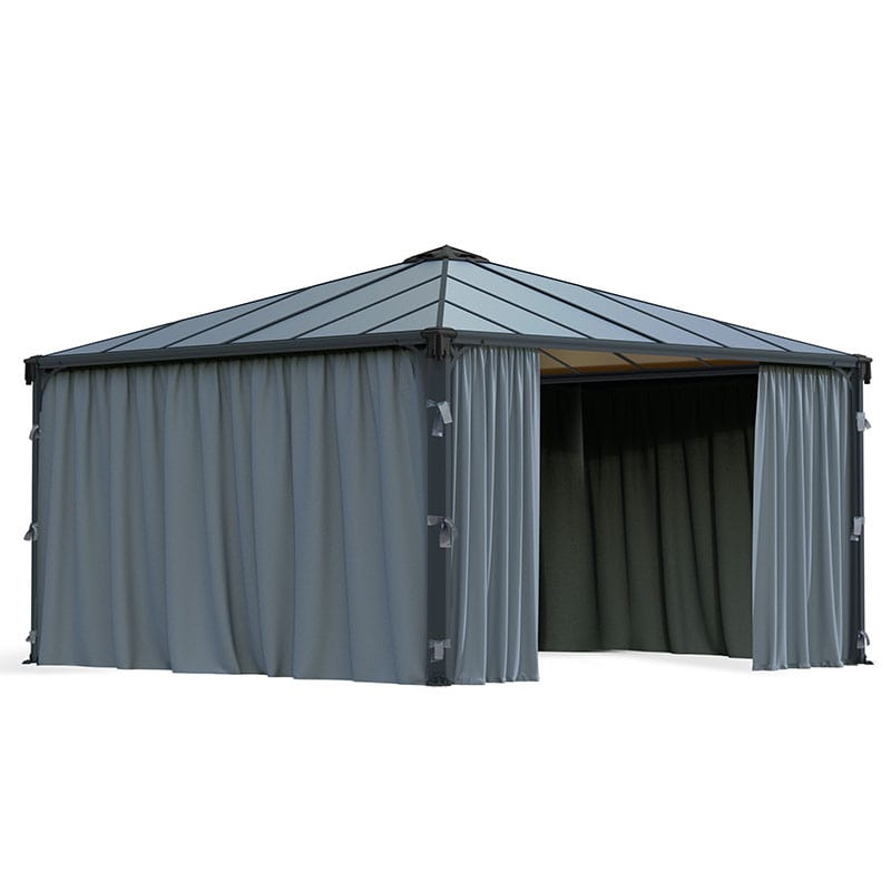 Product photograph of Palram Canopia Palermo 4300 Gazebo Curtains from Buy Sheds Direct