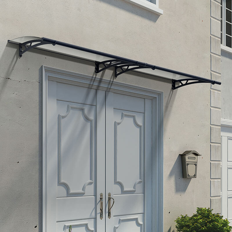 Product photograph of 10 X 3 Palram Canopia Altair 3000 Grey Door Canopy 3 02m X 0 92m from Buy Sheds Direct
