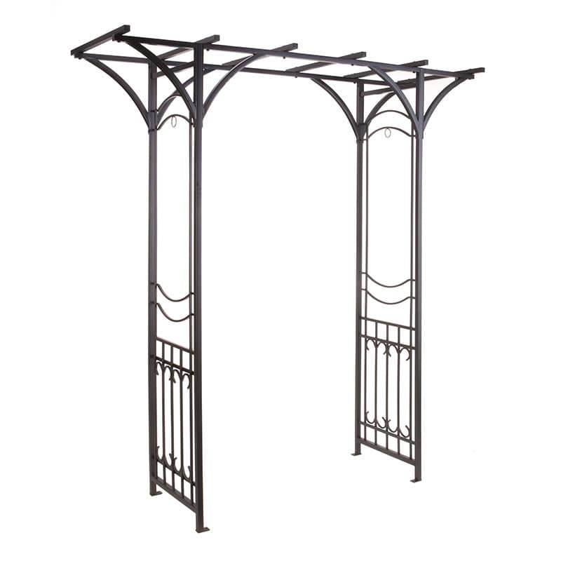 Product photograph of Panacea Park Lane Metal Garden Arch 6 9 X 6 3 from Buy Sheds Direct