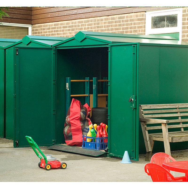Product photograph of 5 X 7 Asgard Centurion Police Approved Security Metal Shed 1 52m X 2 18m from Buy Sheds Direct