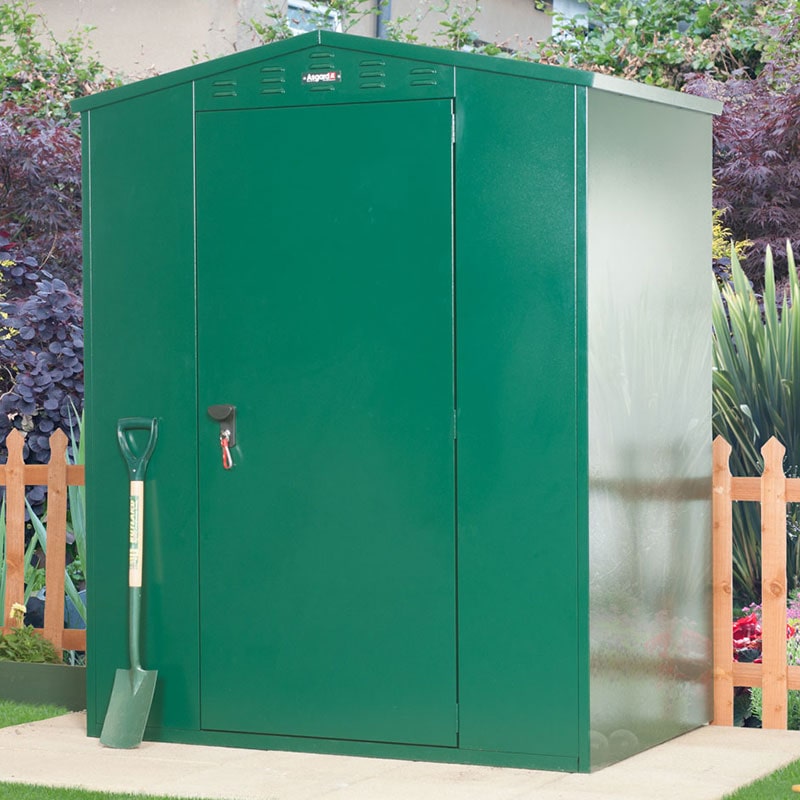 Product photograph of 5 2 X 3 7 Asgard Flexistore 1511 Metal Shed 1 58m X 1 1m from Buy Sheds Direct