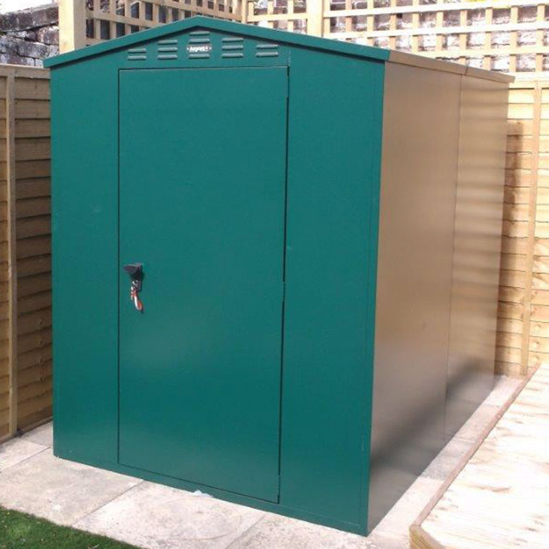 Product photograph of 5 2 X 7 4 Asgard Flexistore 1522 Metal Shed 1 58m X 2 24m from Buy Sheds Direct