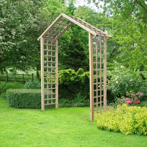 Product photograph of Pantheon Atlas Wooden Garden Arch 6 X2 from Buy Sheds Direct
