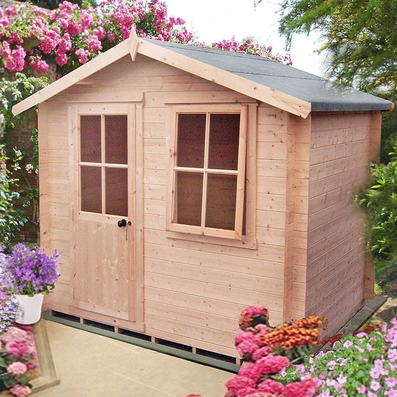 Product photograph of Shire Avesbury 2 8m X 2 7m Log Cabin Summerhouse 19mm from Buy Sheds Direct