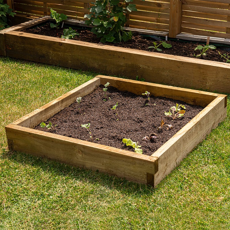 Product photograph of Forest Caledonian Small Raised Bed 3 X 3 0 9m X 0 9m from Buy Sheds Direct