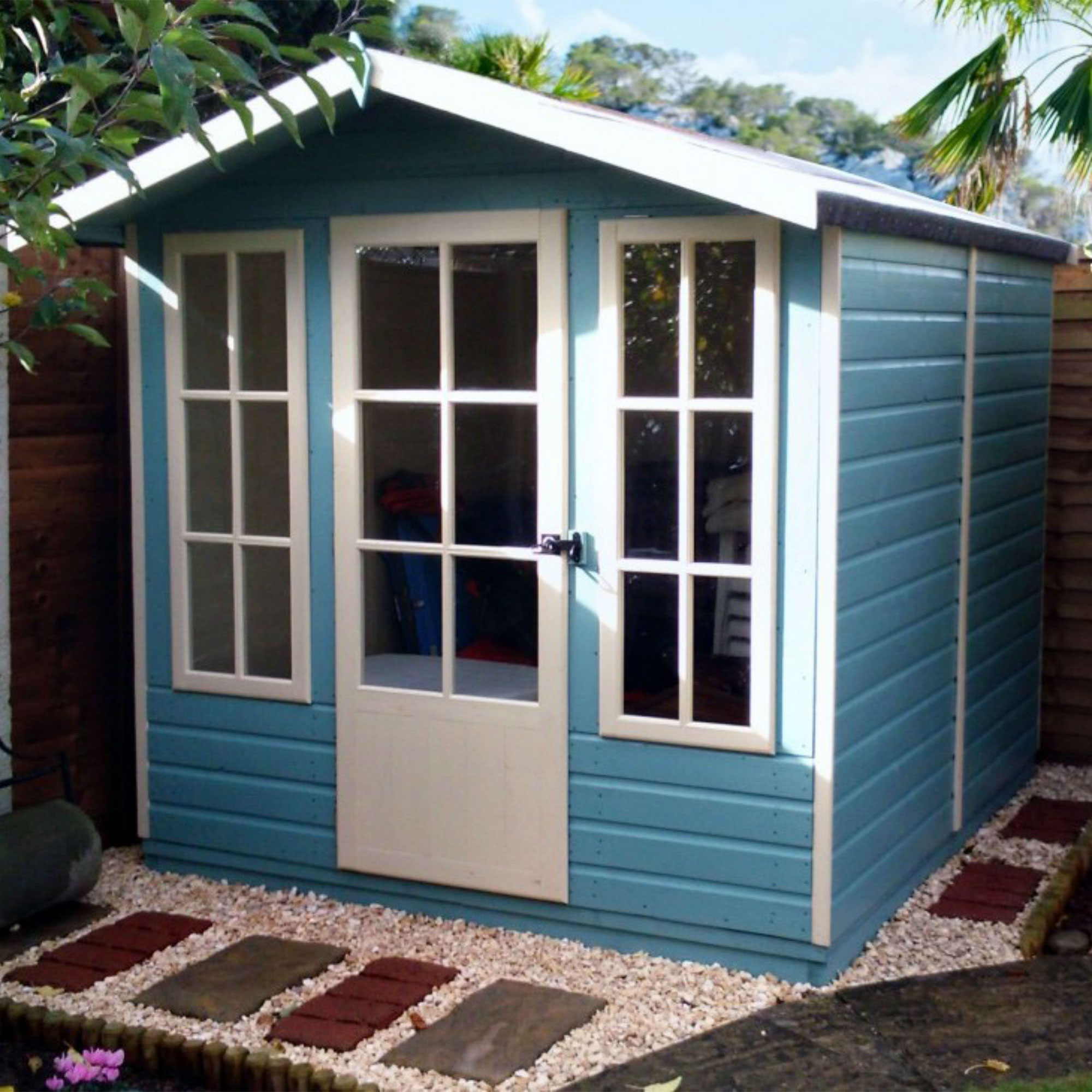 Product photograph of 7 1 X 7 11 Shire Chatsworth Wooden Summerhouse from Buy Sheds Direct