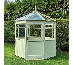 7'10 x 7'10 Coppice Thetford Octagonal Painted Wooden Greenhouse (2.39m x 2.39m)