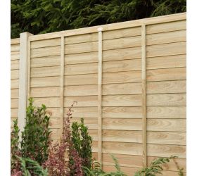 Forest 6’ x 5’6 Pressure Treated Super Lap Fence Panel (1.83m x 1.68m)