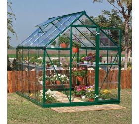 6x8 Palram Harmony Polycarbonate Green Greenhouse 