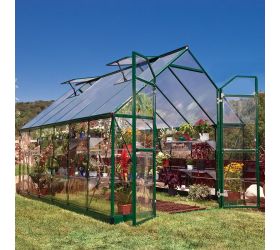 8' x 12' Palram Balance Green Greenhouse