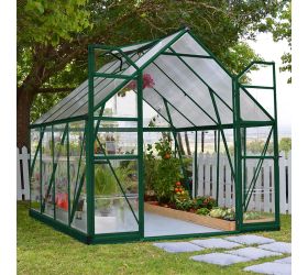 8' x 8' Palram Balance Green Greenhouse
