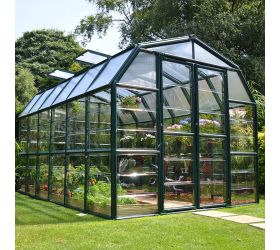 8'x12' (2.4x3.6m) Palram Rion Clear Grand Gardener Greenhouse 