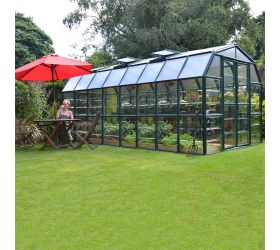 8'x16' (2.4x4.8m) Palram Rion Clear Grand Gardener Greenhouse 