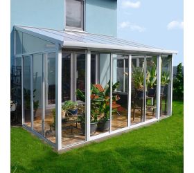 14x10 Palram San Remo Lean To Conservatory