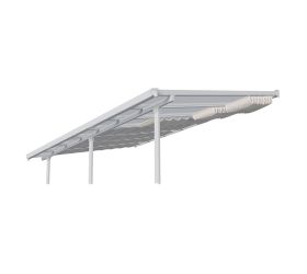 (3m x 7.30m) Palram Patio Cover Roof Blinds - White 