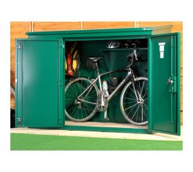 6' x 3' Asgard Annexe Police Approved Metal Bike Shed (1.83m x 0.92m)