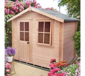 Shire Avesbury 2.5m x 1.8m Log Cabin Summerhouse (19mm) 