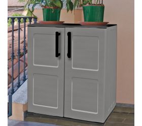 2'2 x 1'2 Shire Mid Plastic Garden Storage Cupboard with Shelves (0.68m x 0.37m)
