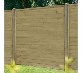 6ft (1.83m) High Forest Horizontal Tongue and Groove Fence Panel