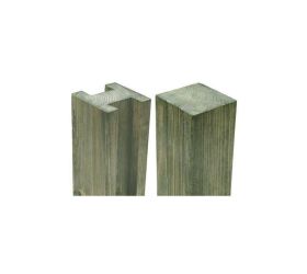 Forest Planed H Slotted Fence Post 94 x 94 x 2400mm 