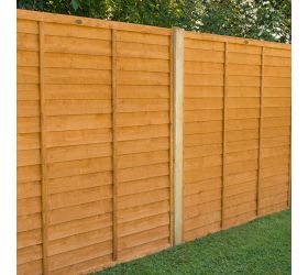 Forest 6' x 6' Straight Cut Overlap Fence Panels (1.83m x 1.83m)