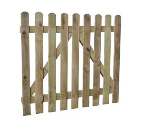 Forest Heavy Duty Pressure Treated Pale Gate 0.9 x 1.0m 