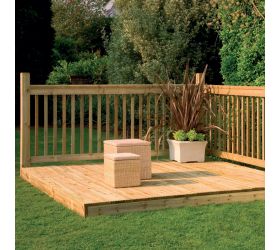 2.4m Easy Deck Kit (With Handrails) 