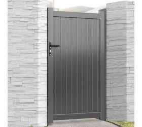Devon Premium Aluminium Side Gate - Grey