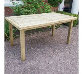 Forest Rosedene Wooden Garden Table 5'x3'