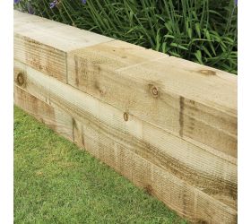 Forest 4ft Pressure Treated Landscaping Sleeper