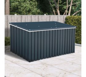 6' x 2' Sapphire Anthracite Metal Garden Cushion Storage Box (1.68m x 0.68m) 