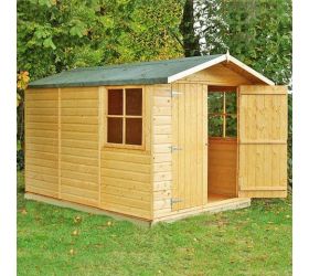10x7 Shire Guernsey Double Door Shed
