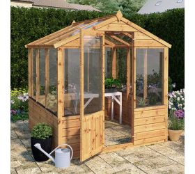 6' x 6' Mercia Traditional Wooden Greenhouse