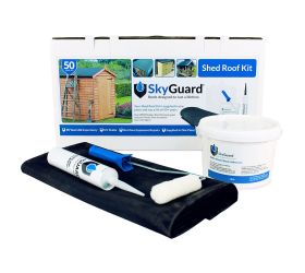 8'x6' SkyGuard EPDM Garden Building & Shed Roof Kit - Replacement Covering