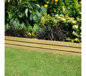 Forest Slatted Edging 1.2m (3 Pack)