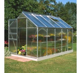 10x6 Aluminium Frame Polycarbonate Greenhouse 