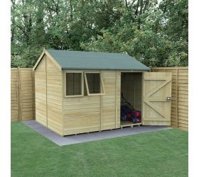 10' x 8' Forest Timberdale Tongue & Groove Reverse Apex Shed