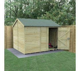 10' x 8' Forest Timberdale Tongue & Groove Windowless Reverse Apex Shed