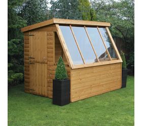 10' x 8' Traditional Wooden Potting Garden Shed with 8' Gable (3.05m x 2.43m) 